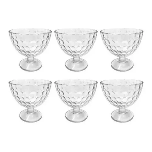 Conjunto Taça Sobremesa Bolhas 298ml Foto 1