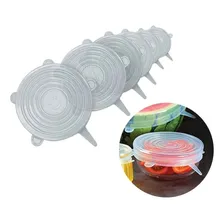 Conjunto Tampas De Silicone Reutilizável Vedação 6 Tamanhos Foto mini 2