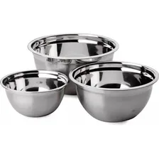 Conjunto Tigela 3 Peça Mixing Bowl Inox 22 26 30cm - Kehome Foto mini  3