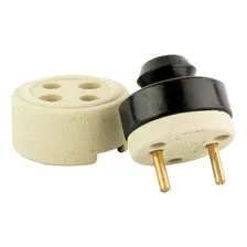 Conjunto Tomada + Plug Macho Porcelana 30a 2 Polos Foto  mini 1