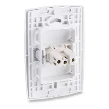 Conjunto Tomada Simples 2P+T 20A 250V Branco Force Line Foto mini 3