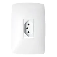 Conjunto Tomada Vertical 20a Home Blux Cor Branco Foto  mini 1