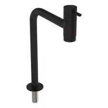 Conjunto Torneira Em Inox Black Bica Média Engate Em Inox Foto mini 2