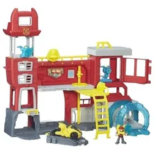 Conjunto Transformers Rescue Bots Quartel Dos Bots B5210 Foto  mini 1