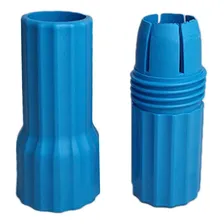 Conjunto Trava Rápida Azul Para Cabo Telescópico De Piscina Foto mini  3