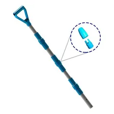 Conjunto Trava Rápida Azul Para Cabo Telescópico De Piscina Foto mini 4