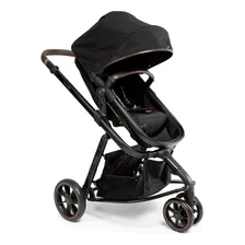 Conjunto Travel System Trio Reserva Black: Carrinho 3 Rodas com MoisĂ©s + BebĂȘ Conforto 4Safe + Base Veicular Isofix, Tecido Premium, Capotas UV50+, Manopla AjustĂĄvel e Ring Toy - Safety 1st Foto mini 2
