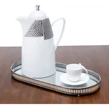 Conjunto XĂcara CafĂ© 85ml Com 6 Porcelana Birds Branco Foto mini 3