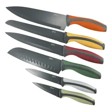 Conjuntos De Facas Oster C/ Bainha 6 Pçs Lâmina Em Aço Inox Foto mini 2