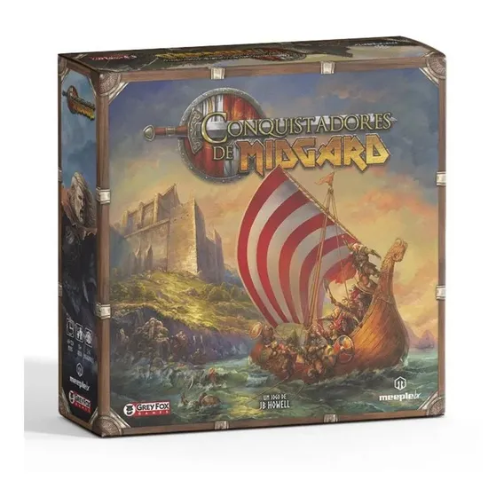 Conquistadores De Midgard Jogo De Tabuleiro Meeple Br Foto 1