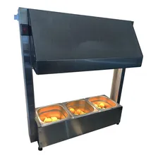 Conservador De Frituras Batatas Salgados 3 Cubas 100% Inox 127 Foto mini 4