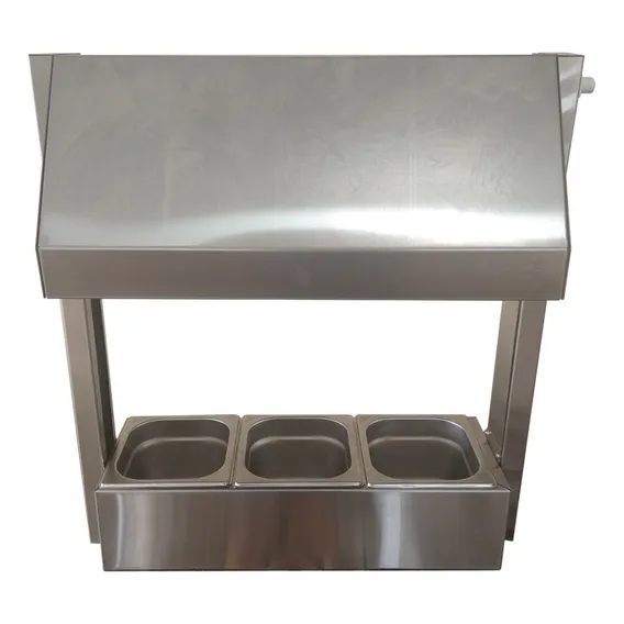 Conservador De Frituras Batatas Salgados 3 Cubas 100% Inox 127 Foto 1
