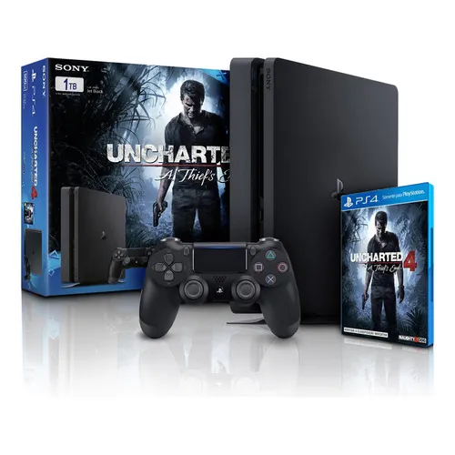 Console Playstation 4 1tb Slim Bundle Uncharted 4 Sony Foto 1