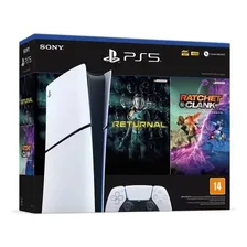 Console PlayStation 5 Slim Sony, SSD 1TB, Edição Digital, Com Controle Sem Fio DualSense, Branco + 2 Jogos Digitais Foto mini 4