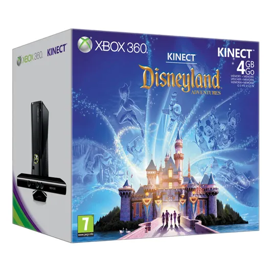 Console Xbox 360 Slim 4gb+sensor Kinect+game Kinect Adventu Foto 1