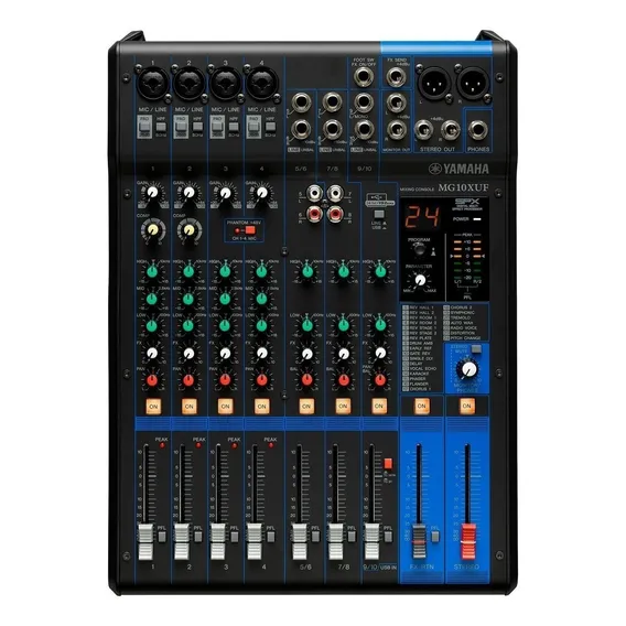 Console Yamaha MG10XUF de mistura 127V Foto 1