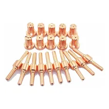 ConsumĂveis Pt31 Cut-40 Plasma Bico Eletrodo Longo 20 Pçs Foto mini 1