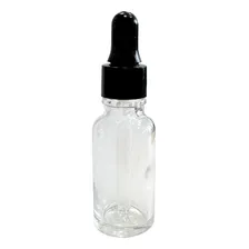 Conta Gotas De Vidro Cristal 20ml (10 Unidades) Cor Preto Foto mini 1