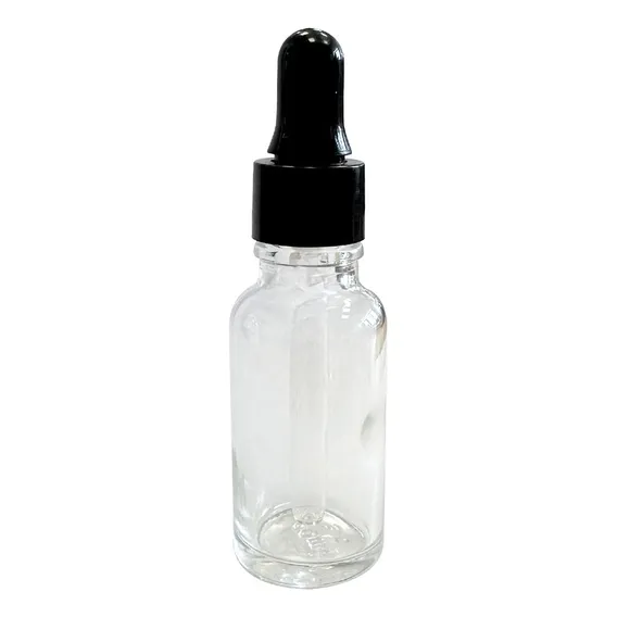 Conta Gotas De Vidro Cristal 20ml (10 Unidades) Cor Preto Foto 1