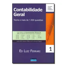 Contabilidade Geral - Vol. 01 - 15ed/18: Contabilidade Geral, De Ferrari, Ed Luiz. Série Contabilidade, Vol. Geral. Editora Impetus, Capa Mole, Edição Geral Em Português, 20 Foto mini 1