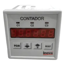 Contador Pulsos Digital 127v 220v Inova Inv9702 Foto mini 3