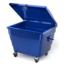 Container Para Lixo 1.000 Litros (lixeira Carrinho De Lixo) Foto mini  3