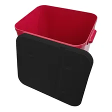 Container Porta Ração Canister 15kg Tampa Black Furacão Pet Cor Vermelho Foto mini  3