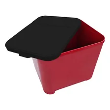 Container Porta Ração Canister 15kg Tampa Black Furacão Pet Cor Vermelho Foto mini  2