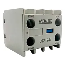 Contato Auxiliar Frontal 1na + 1nf Metaltex 250 Foto mini 1