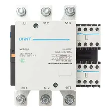 Contator AC trifásico Chint NC2-185-220v 220v Foto mini 1