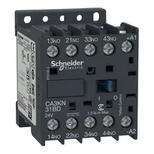 Contator Auxiliar 3na 1nf Ca3kn31bd 24vcc Schneider Foto mini 1