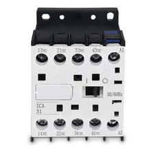 Contator Auxiliar 6a Ica31 - 3na+1nf 24vca Foto mini  2