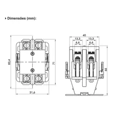Contator Bipolar Jng Hx20-32 32a 220v Foto mini  2