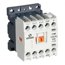 Contator Csa-06m Mini 6a 1na 220vca Soprano Foto  mini 1