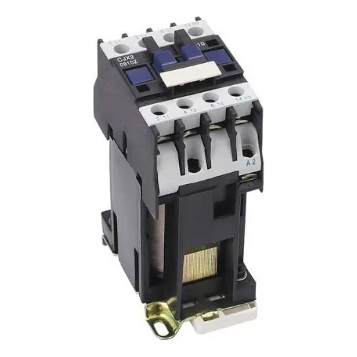Contator De PotĂȘncia Tripolar Jng Cjx2-1210z 24vcc 12a Foto 1
