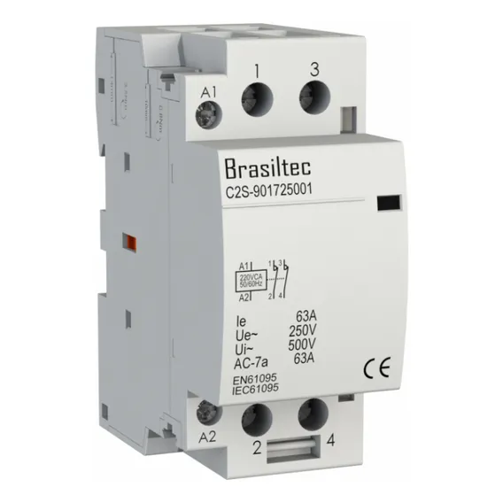 Contator Modular 63a Bobina 220vca 2nf - Série 13 Foto 1