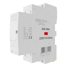 Contator Modular Chave Bipolar 25a 2na 2 Polos 220V Contatora Exatron Lect4000 Foto  mini 1