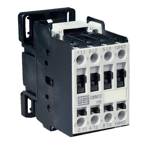Contator Potencia Tripolar 12a 220v 2na+2nf 60hz Weg Foto 1