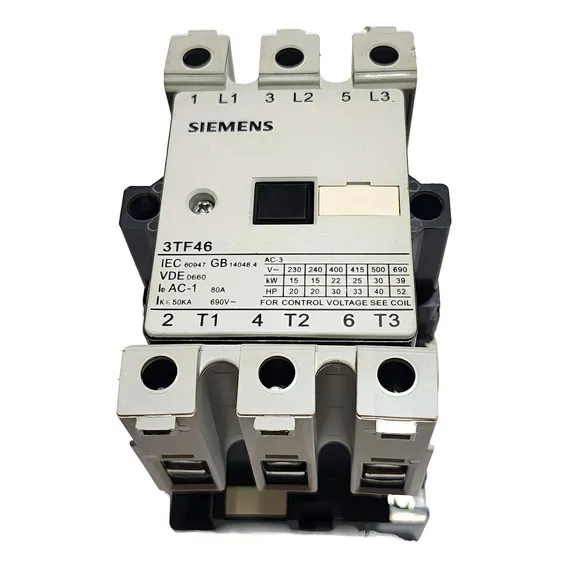 Contator Tripolar 220v 3tf46 Siemens 220 Foto 1
