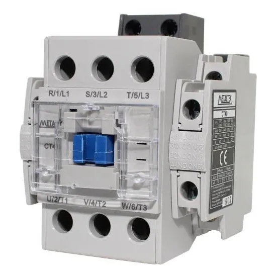 Contator Tripolar 40a/ac3 220vca 2na2nf Ct40-h5-322 Metaltex Foto 1