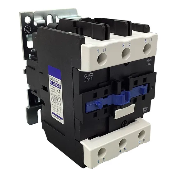Contator Tripolar 80a Cjx2 8011 - 1na+1nf 220v Foto 1