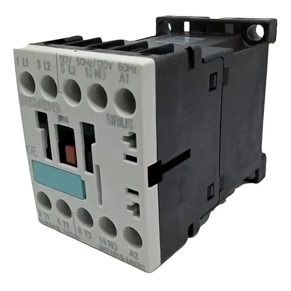 Contator Tripolar 9a 110v 3rt10161ag11 Siemens Foto 1