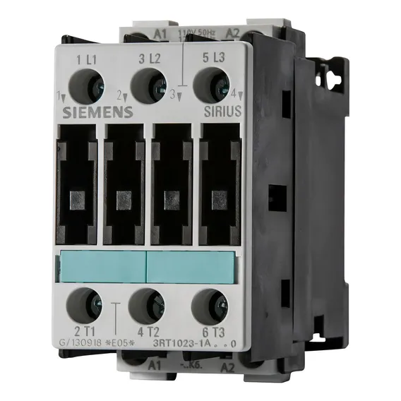Contator Tripolar 9a 220v 3rt10231an10 Siemens Foto 1