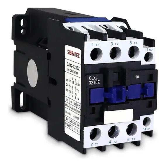 Contator Tripolar Cjx2 32a 1na Comando Em 24vcc Foto 1