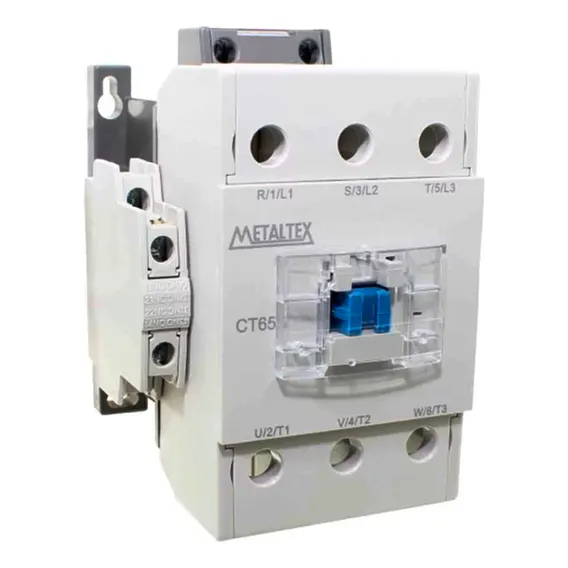 Contator Tripolar Ct65-h5-322 220v 65a Metaltex 2na+2nf Foto 1
