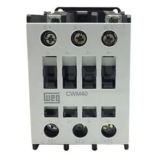 Contator Tripolar Cwm40-00-30v26 40a 220vca Weg Foto mini 2