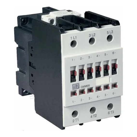 Contator Tripolar Cwm95-00-30d23 95a 220vac Weg 220v Foto 1