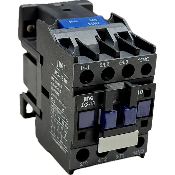 Contator Tripolar Jng Jx2-1810 18a + 1na Foto 1