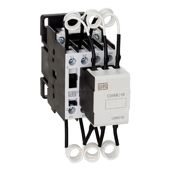 Contator Weg Capacitor Cwmc18-10-30x26 8kvar 220v Foto 1