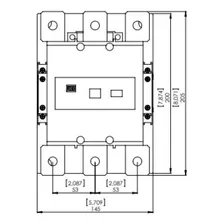 Contator Weg Tripolar 220v 250a - Cwm250-22-30d23 Foto mini 3